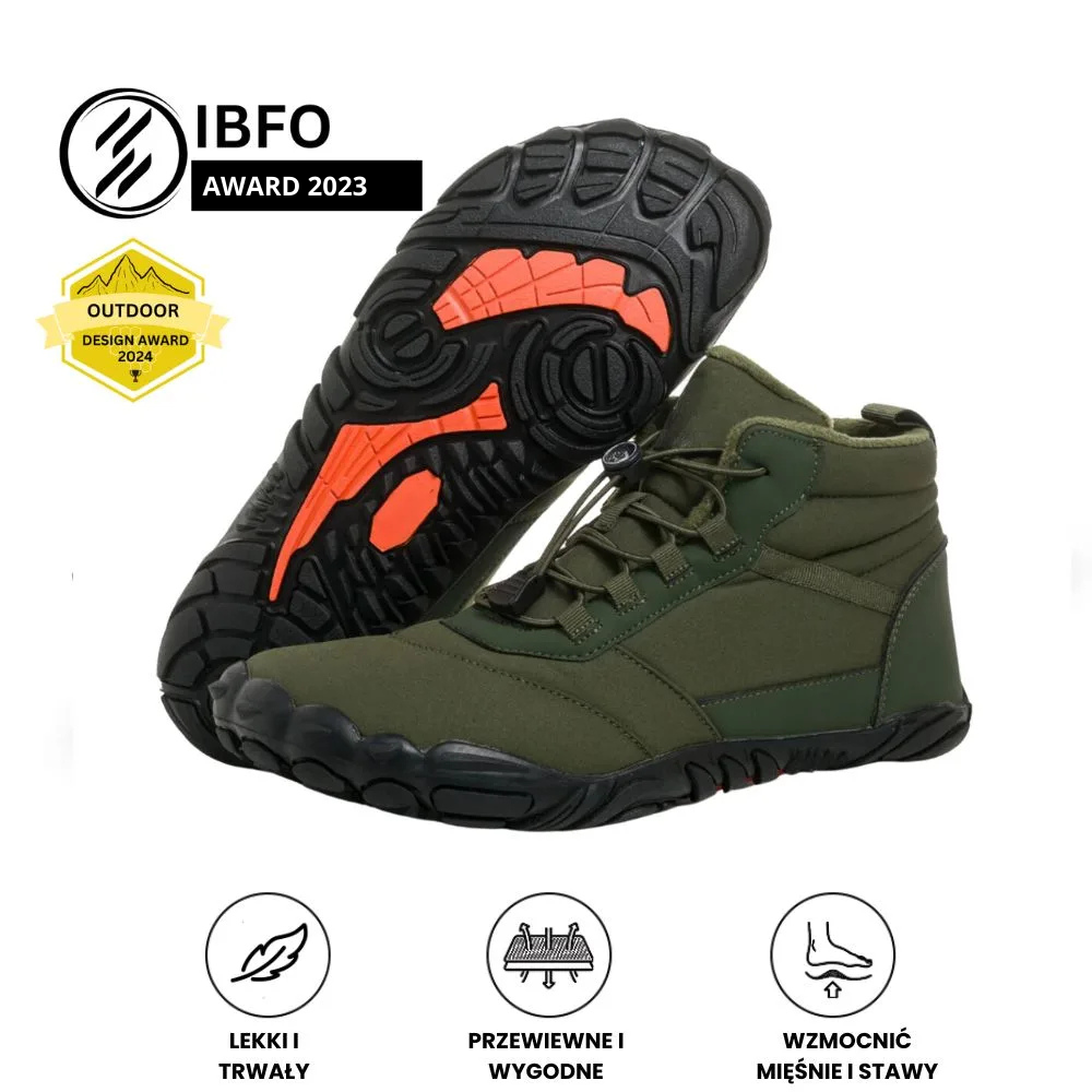 VHO2 – Wysokie, wodoodporne buty barefoot